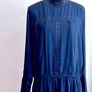 Gibson Latimer Dropwaist Dress w/ Long Sleeves